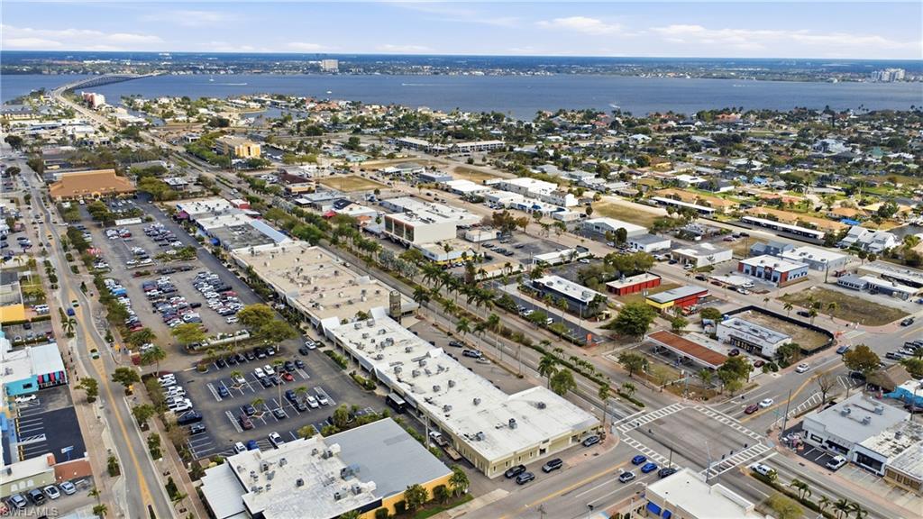 Aerial view of Downtown Cape Coral.