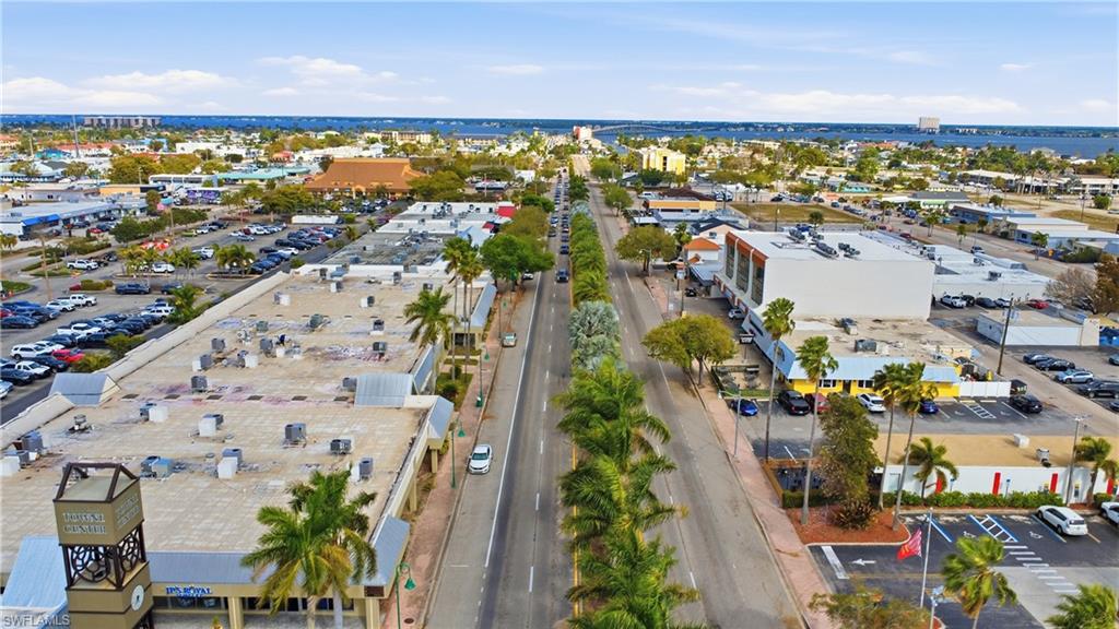 Aerial view of Downtown Cape Coral.