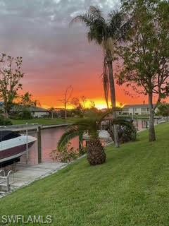 Sunset from the dock