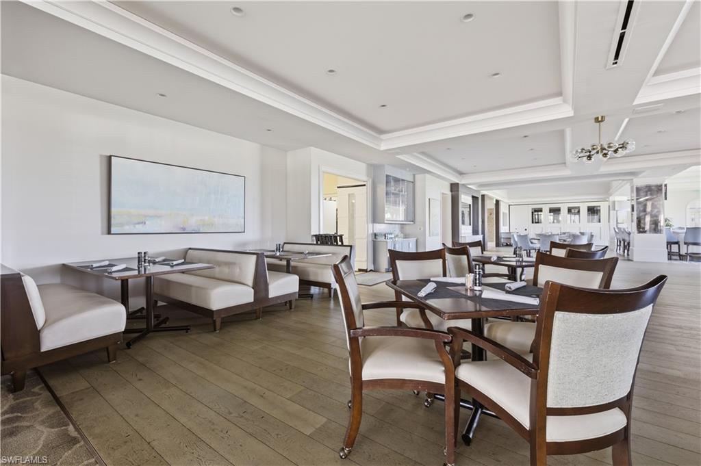 Dining room featuring hardwood / wood-style flooring