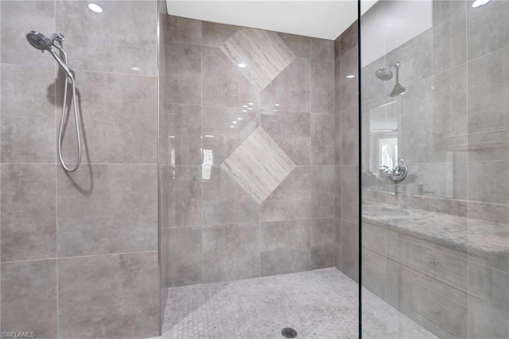 Full bathroom with walk in shower