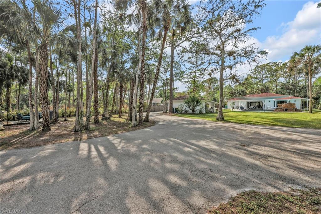 View of front of property with driveway