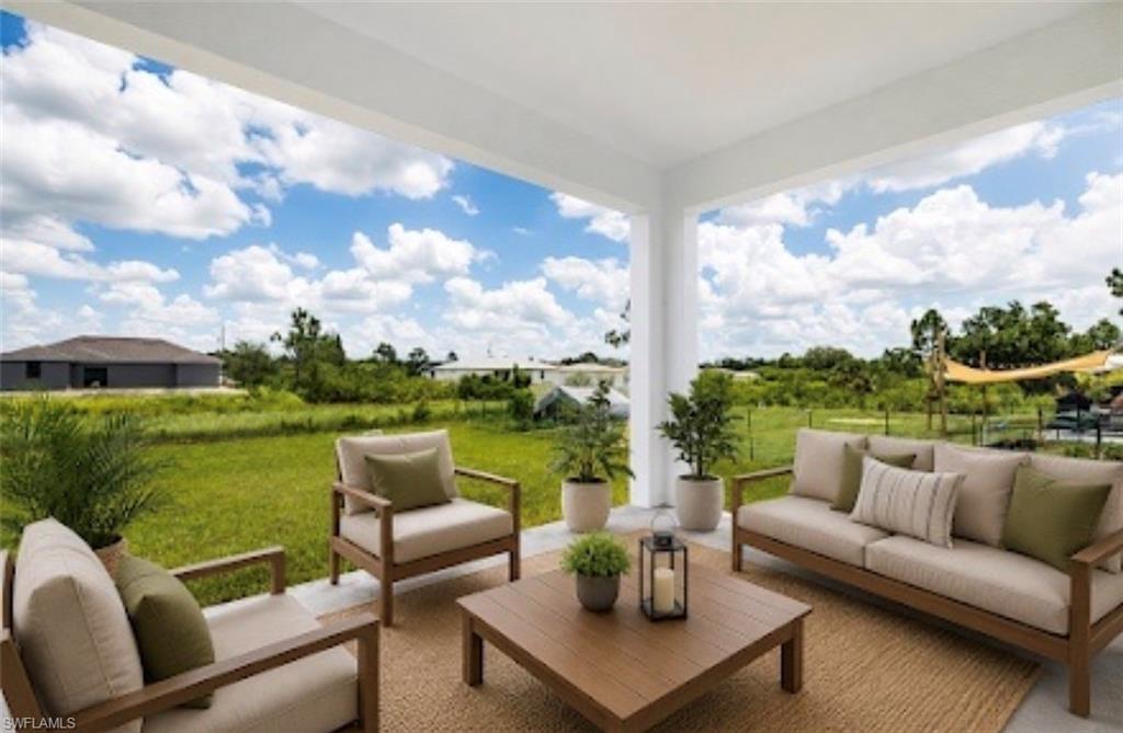 View of patio