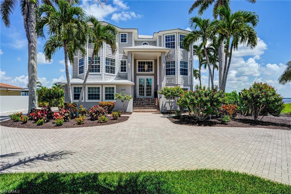 View of front of home with stucco siding - Virtually Edited Image