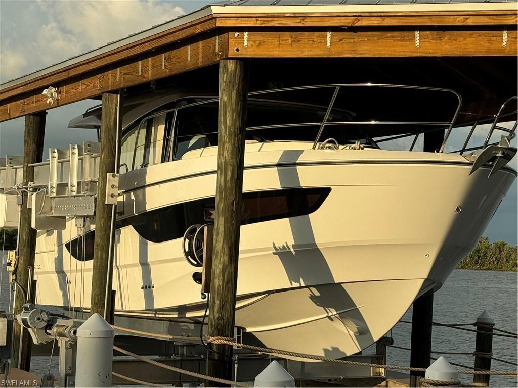 Boat on Lift - Virtually Edited Image