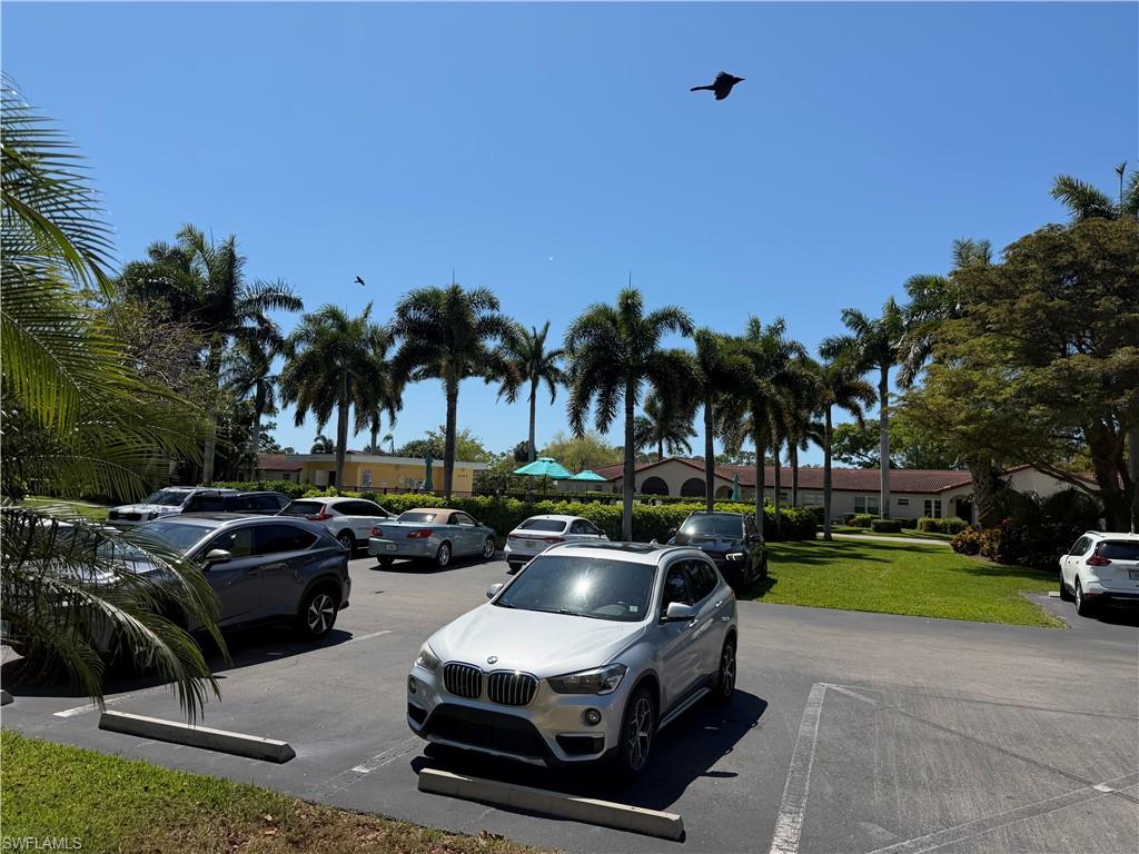 View of uncovered parking lot