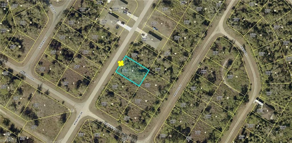 Map of property location with property parcel outlined