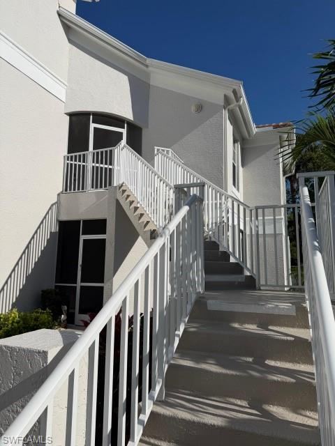 View of stairs