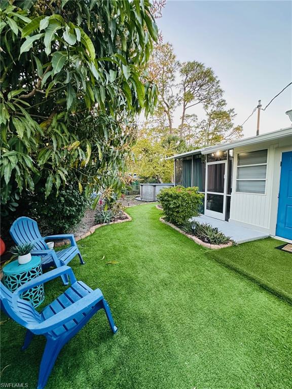 Inviting back yard