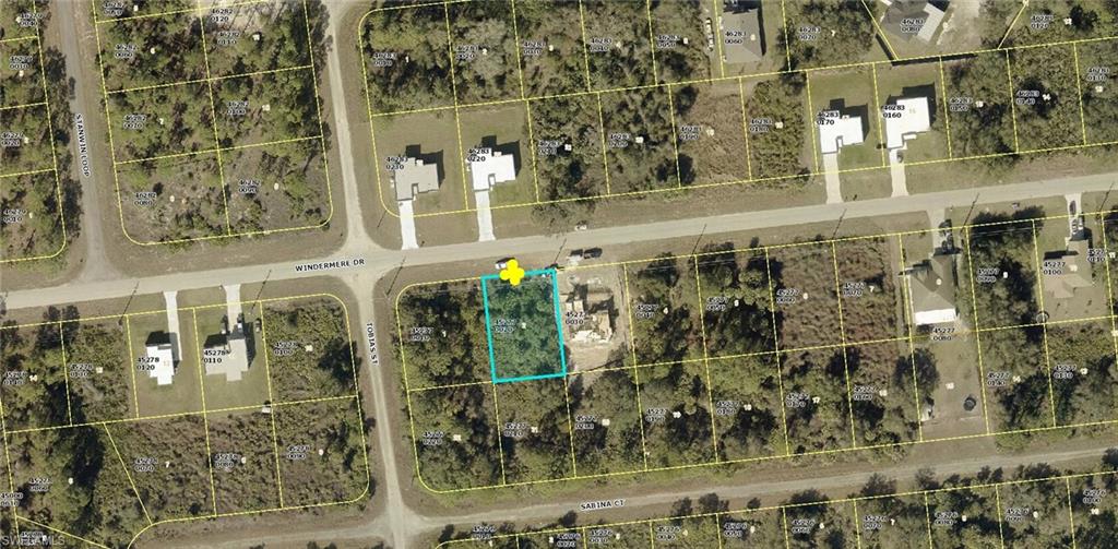 Map of property location featuring property parcel outlined