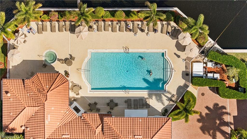 L'Ambiance Clubhouse Pool with lake views,