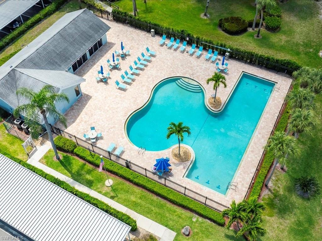 Large Pool Aerial