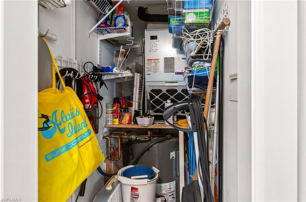 Utilities with water heater