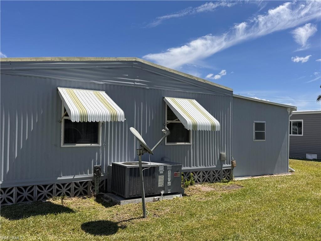 Rear of home