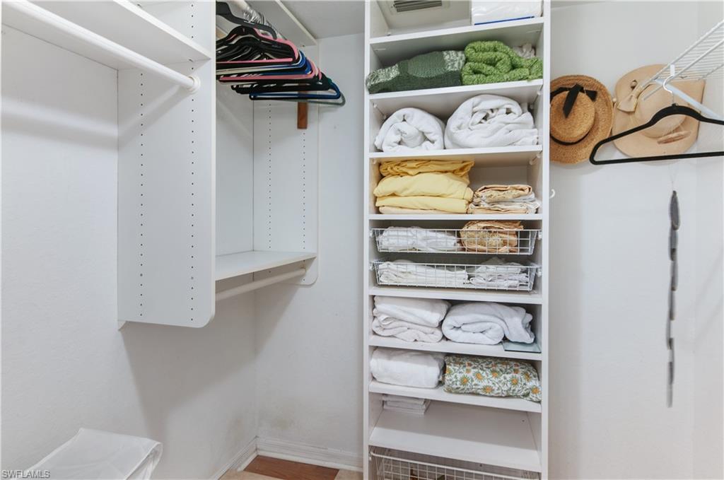 Primary walk in closet