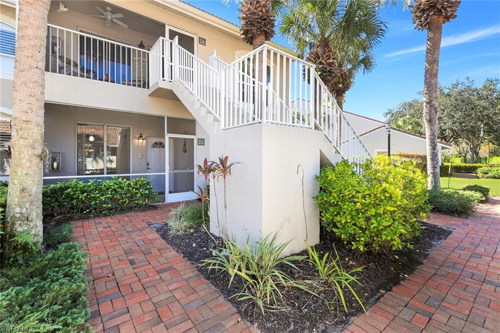 Desirable first floor unit with view of screened in front lanai.