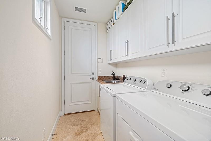 Laundry Room off garage