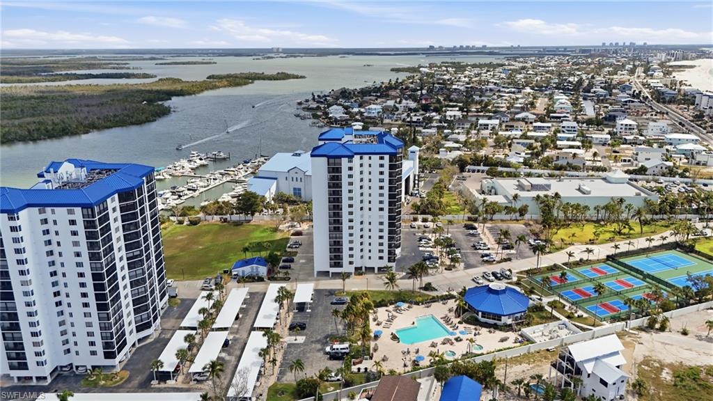 Bird's eye view of a large body of water - Virtually Edited Image