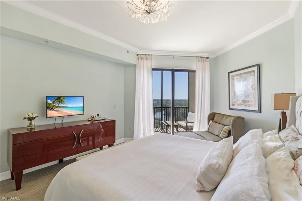 Primary bedroom with a view