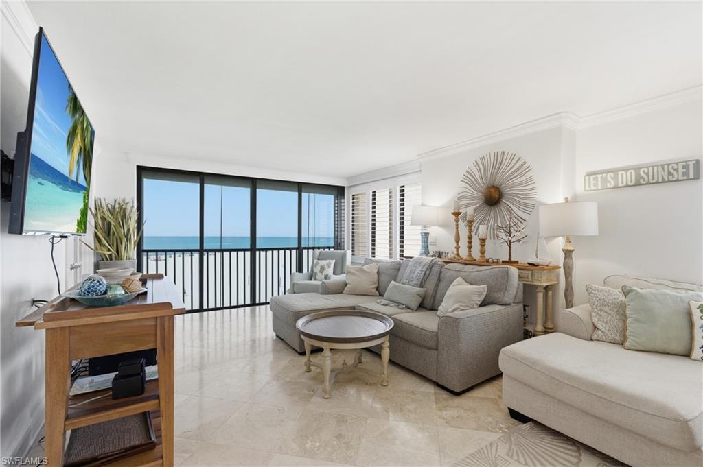 Gulf views and bright sunshine fill the condo. Photo Digitally Enhanced