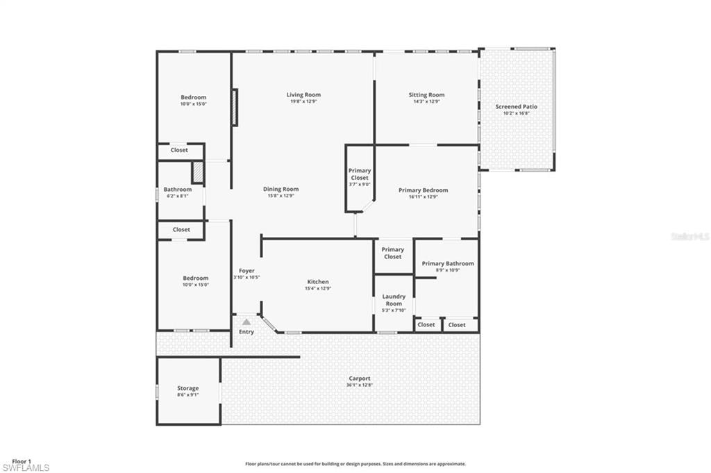View of floor plan / room layout