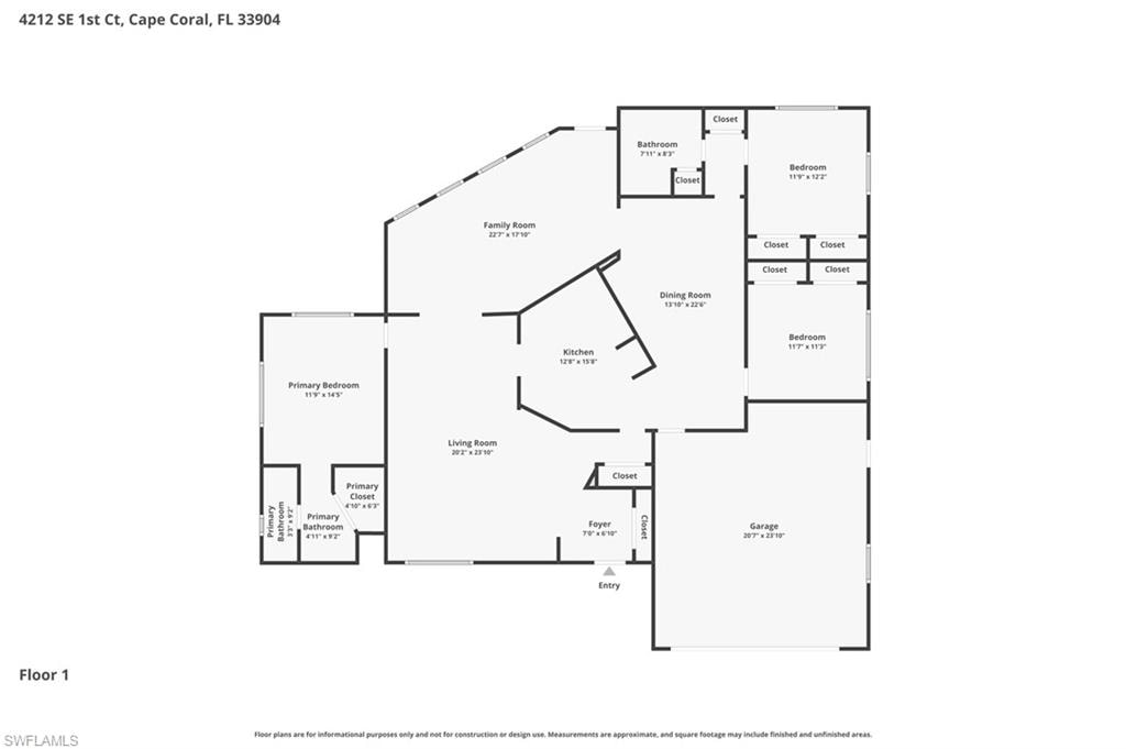 View of room layout