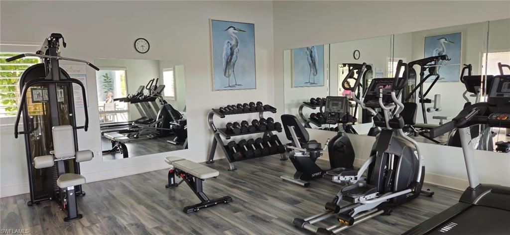View of workout area