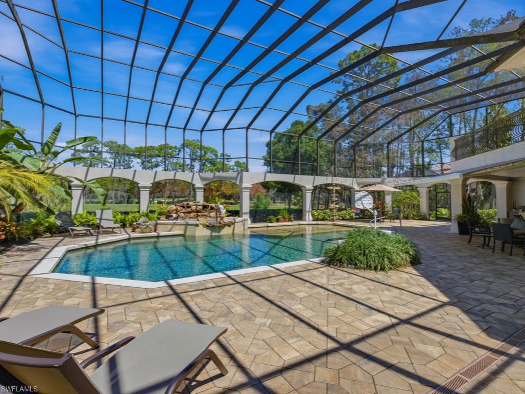 Screen Pool & Spa w/ Golf & Lake Views