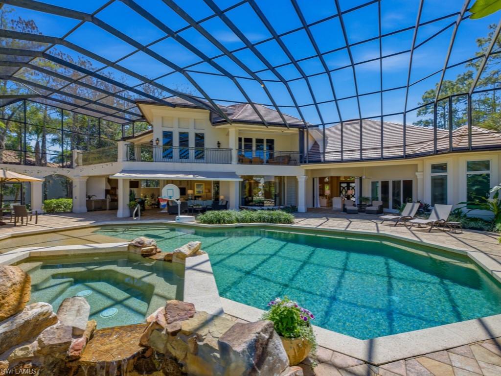 Screen Pool & Spa w/ Golf & Lake Views