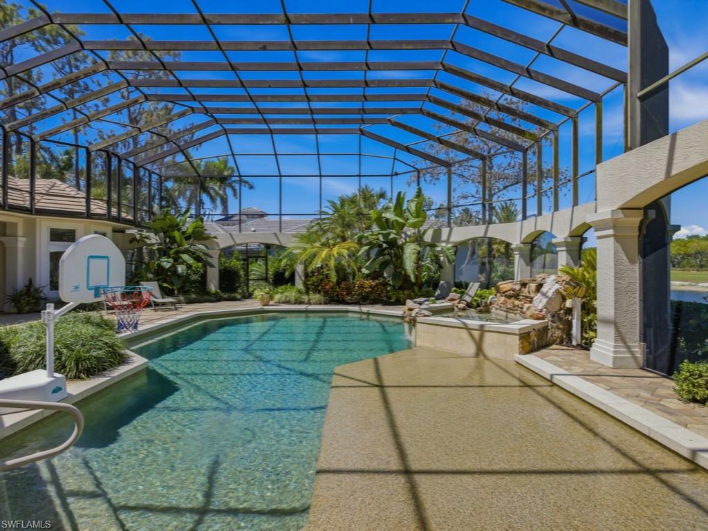 Screen Pool & Spa w/ Golf & Lake Views
