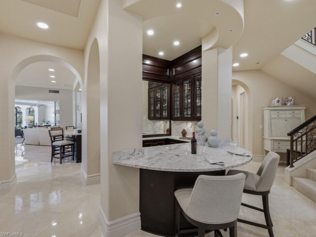 Full Wet Bar w/ Wine Storage