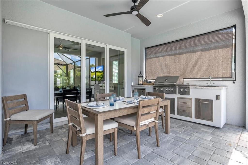 Outdoor gas kitchen