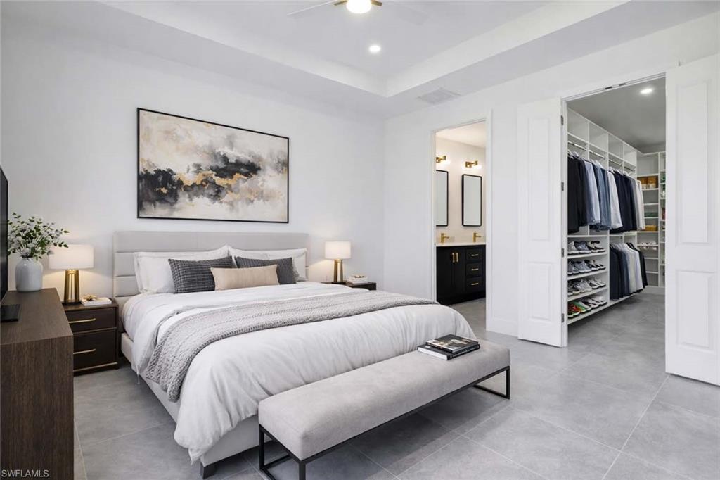 Photo of Model Primary Bedroom Virtually Staged