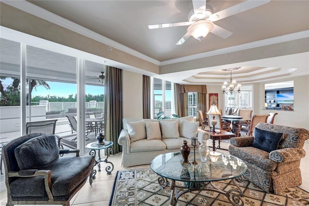 Living Room Open to Lanai