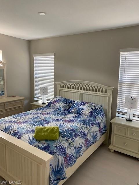 Bedroom featuring light hardwood / wood-style floors
