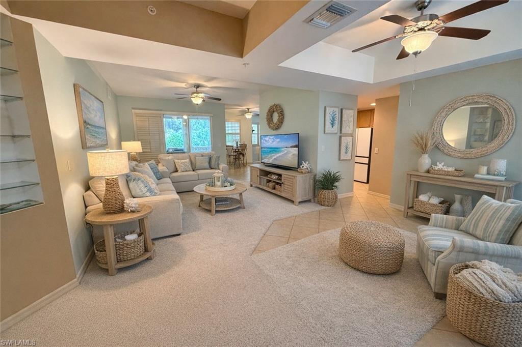 Virtually staged with new furniture.