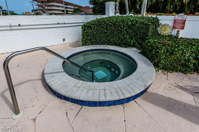 Exterior view of a hot tub