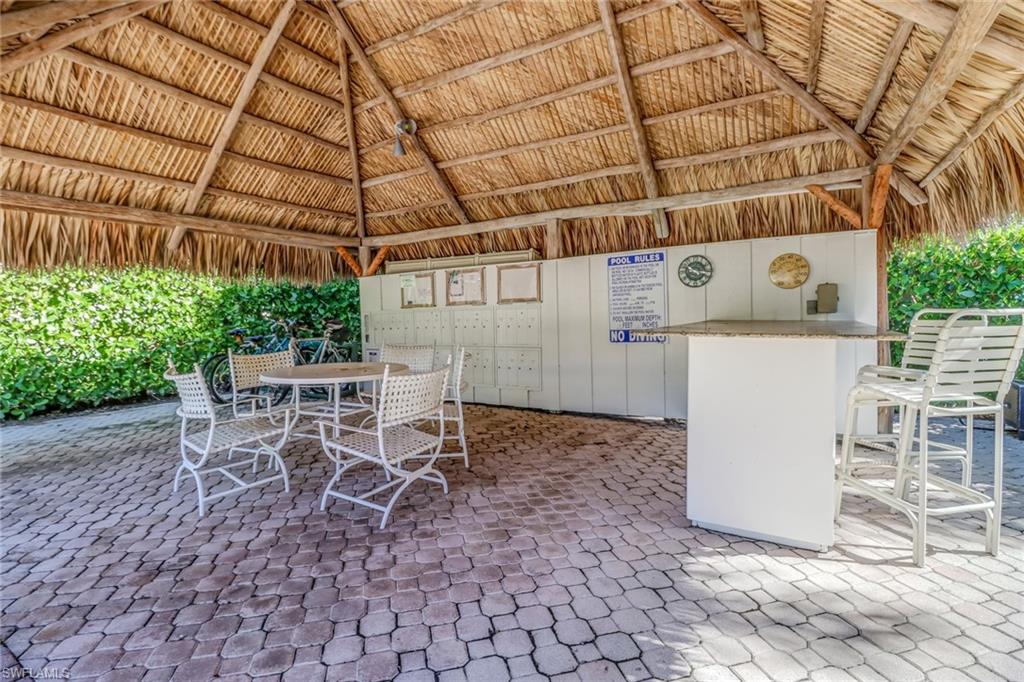 View of patio featuring outdoor dining space