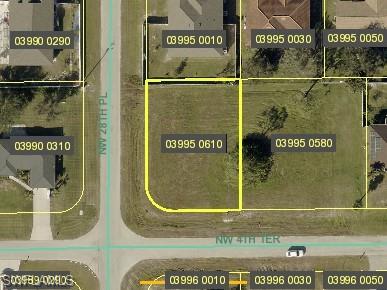 Map of property location featuring property parcel outlined