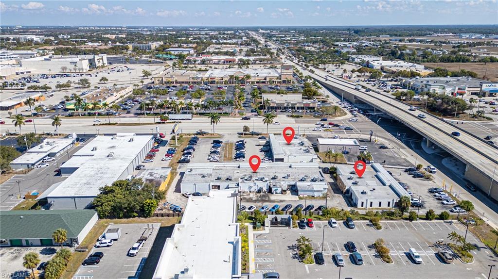 Aerial view of property and surrounding area