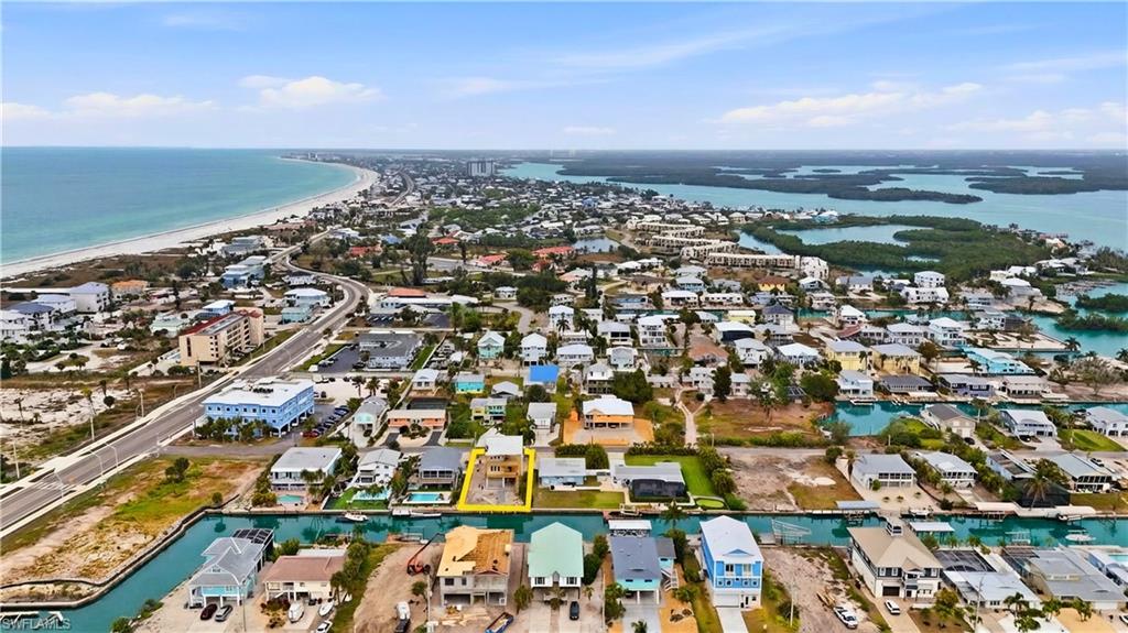 View of urban area with a large body of water - Virtually Edited Image