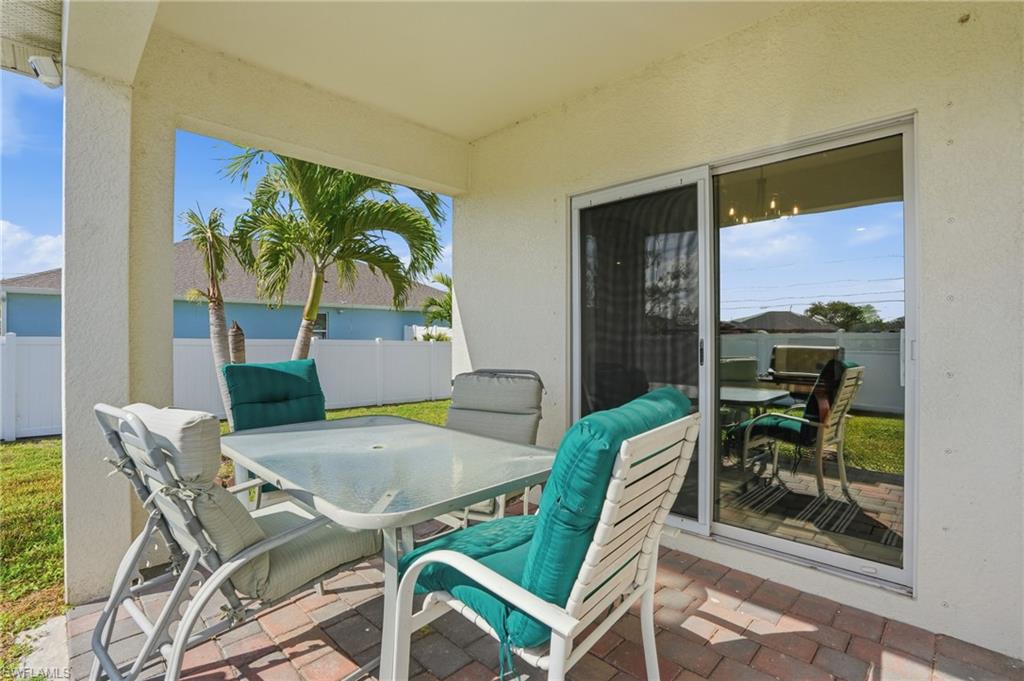 View of patio / terrace featuring outdoor dining space