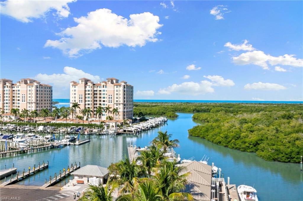 Stunning Westerly Views of the Gulf and Downtown Naples