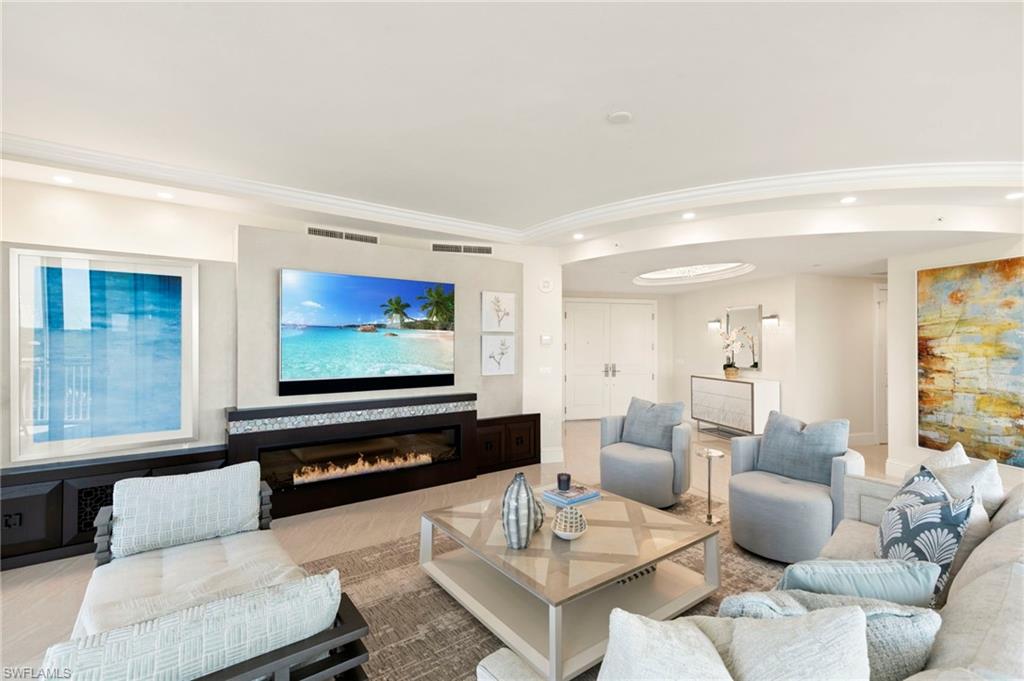 Light-Filled Views from Living Room and Sitting Room