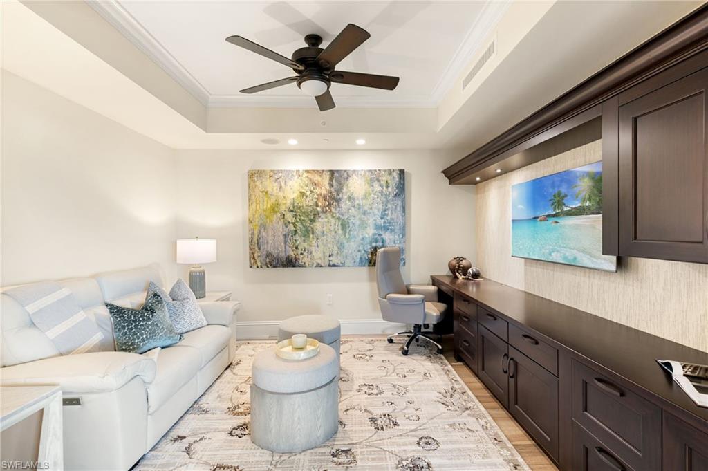 Built-Ins for Den to be used as an office or casual lounging area with TV