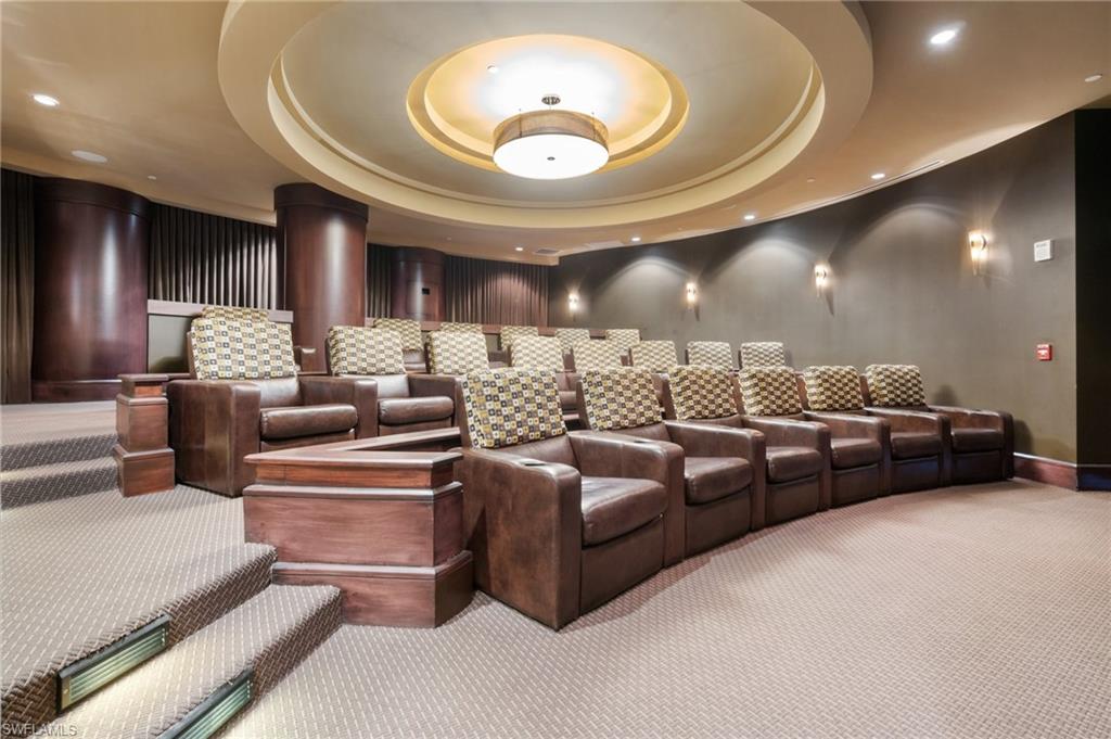 Theatre room where many community events take place or use for your own family movie night!