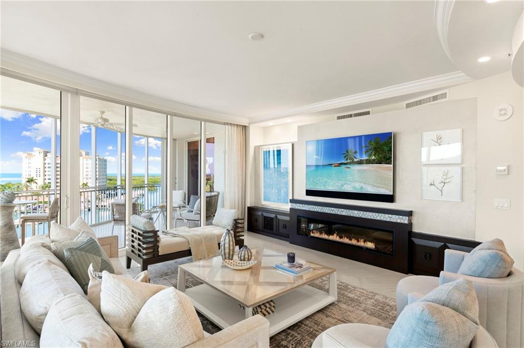 Light-Filled Views from Living Room and Sitting Room