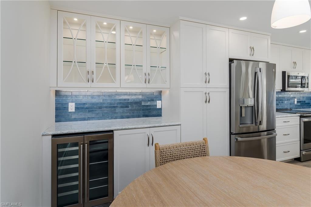 GE Profile appliances and Zephyr Wine Cooler