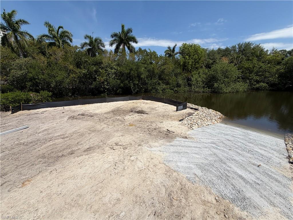 Side View of Brand New Boat Ramp.