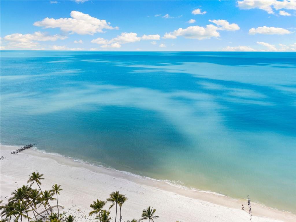 Property view of water featuring a view of the beach